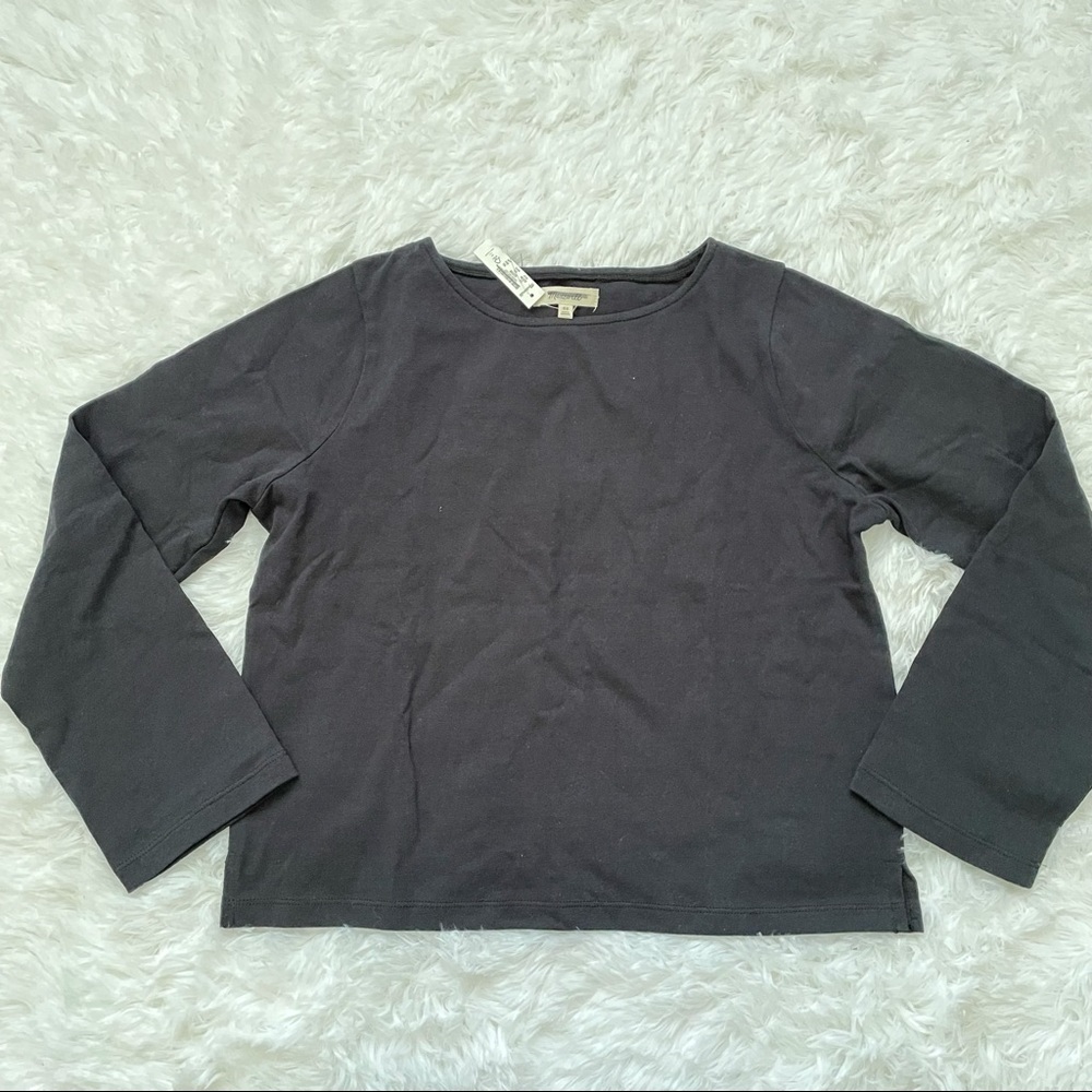 New Madewell Boatneck Tee Shirt Black XS - Picture 2 of 7